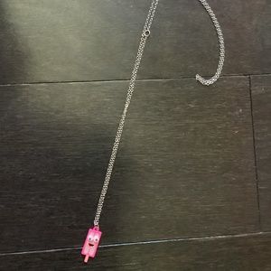🎉Little Girls Pink Popsicle Necklace NWOT